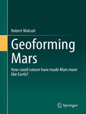 cover image of Geoforming Mars